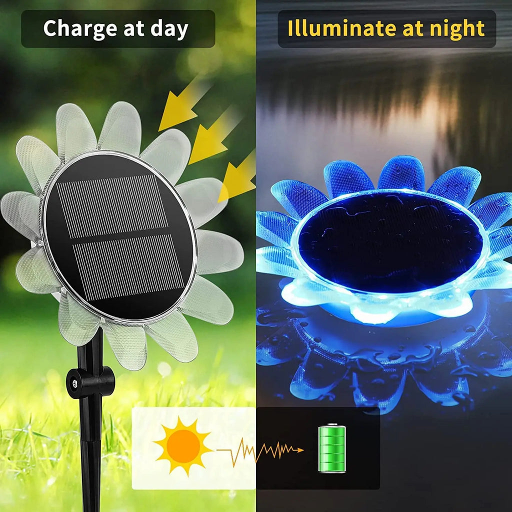 Solar Floating Pool Lights Colorful Changing Waterproof IP68 Zpaxo