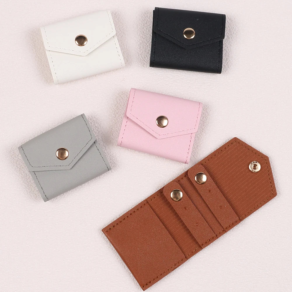 Mini Jewelry Bag with Buckle Travel Foldable Jewelry Organizer Pouch for Rings Earrings Bracelets Necklaces Zpaxo