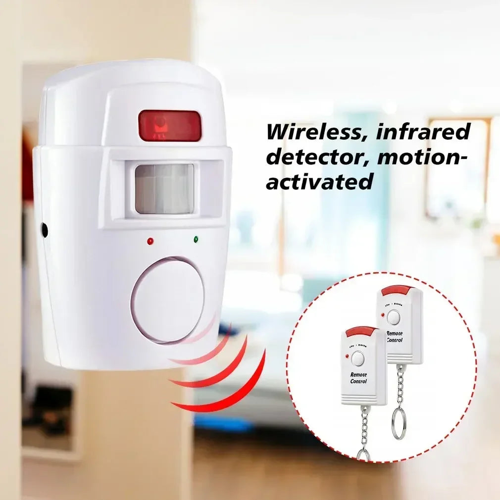 Wireless Remote Controlled Mini Alarm IR Infrared Motion Sensor Zpaxo