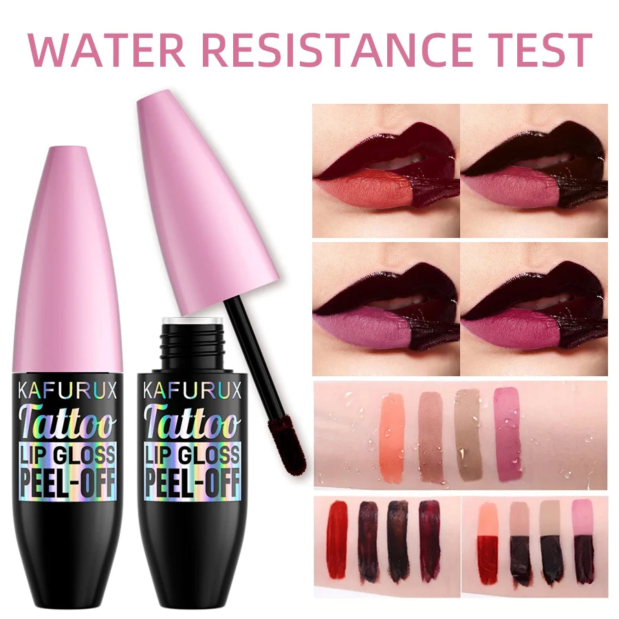 7 Colors Blading Lip Gloss Peel Long Lasting Waterproof Liquid
