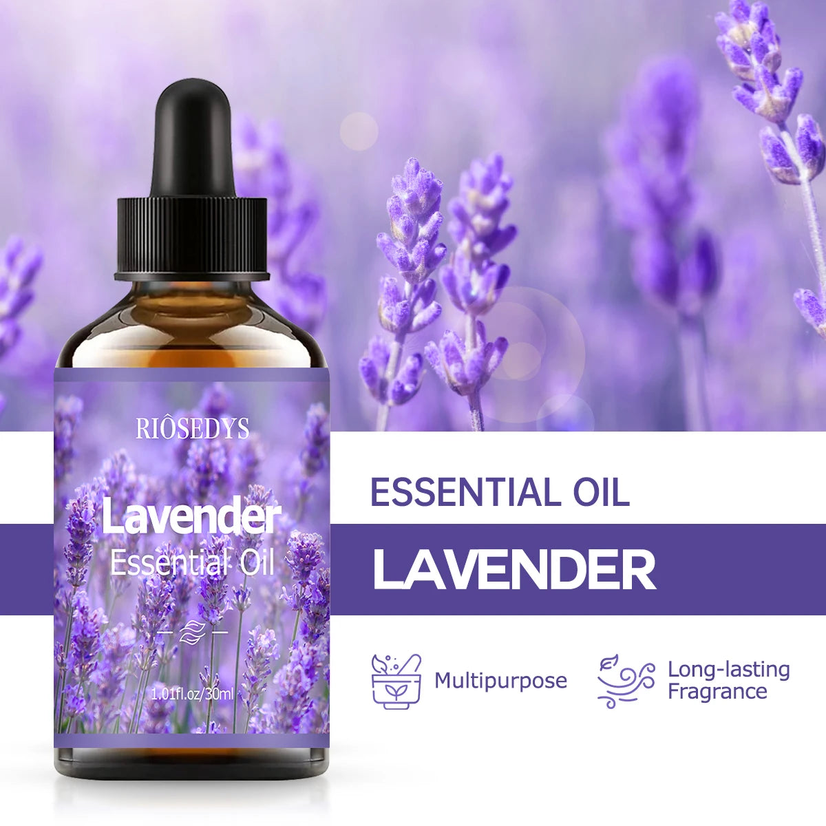 LAVENDER Essential Oil Natural Fragrance Suitable Body Massage Zpaxo