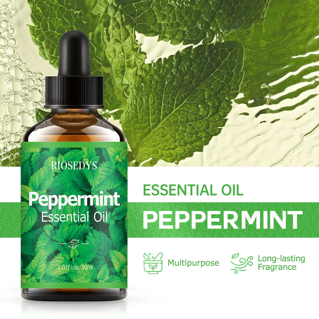 Peppermint essential oil, with its herbal scent, is suitable for aromatherapy diffusion and body massage,and also nourishes hair Zpaxo
