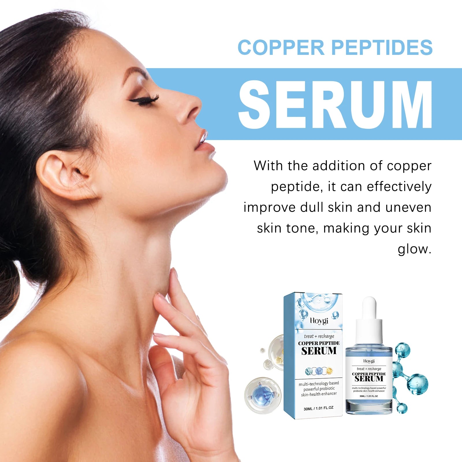 Copper Peptide Serum – Firming, Pores & Fine Lines 30ml Face Serum Zpaxo
