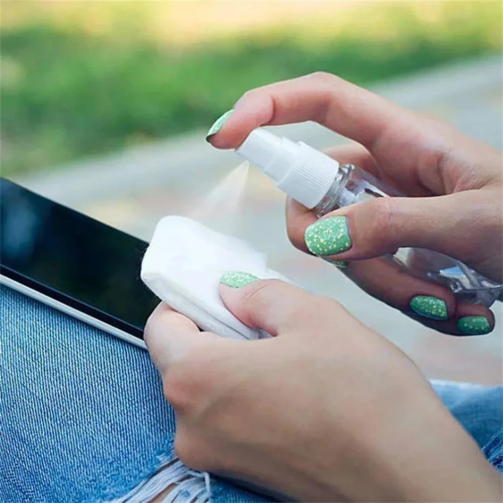 Refillable 30ml 50ml 100ml Clear PET Plastic Portable Spray Bottle Empty Perfume Container Zpaxo