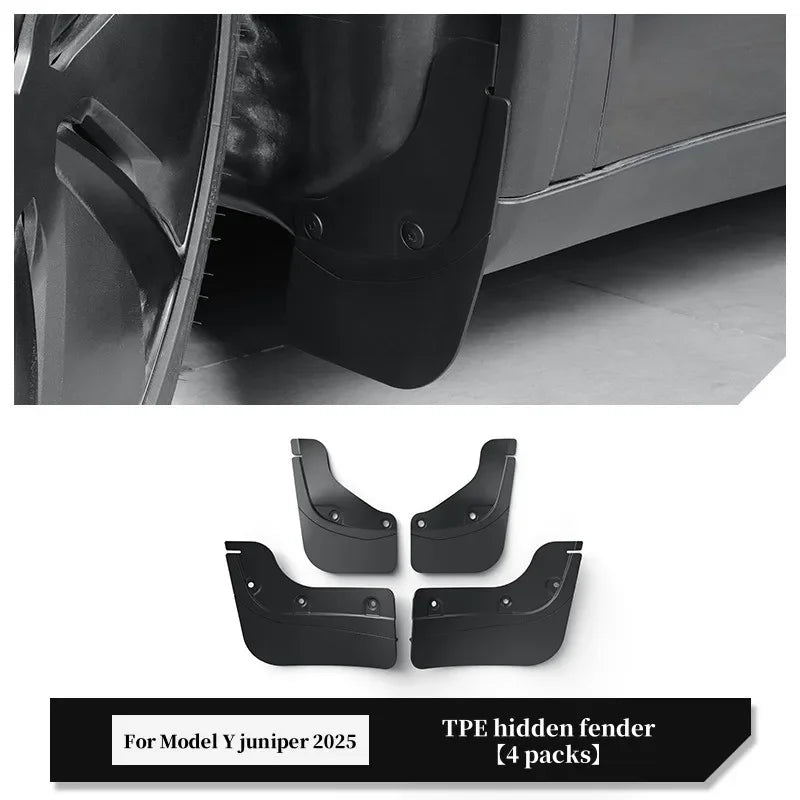 TPE Mud Flaps for Tesla Model Y Juniper 2025 – 4PCS