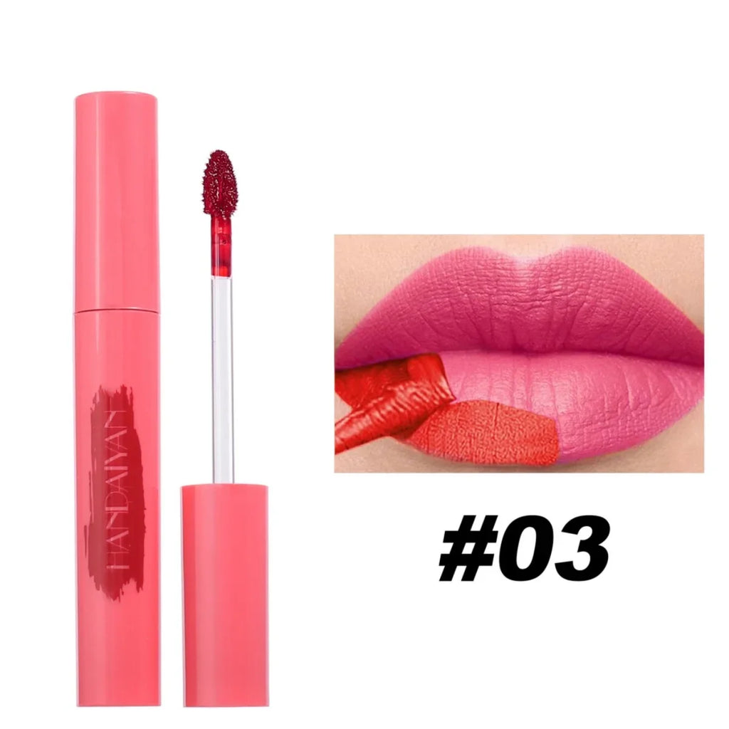 Red Peel-off Lip Gloss Natural Lip Dye Tattoo Tinted Lipstick Non-stick Cup Waterproof Matte Liquid Lipstick Makeup Cosmetics Zpaxo 03