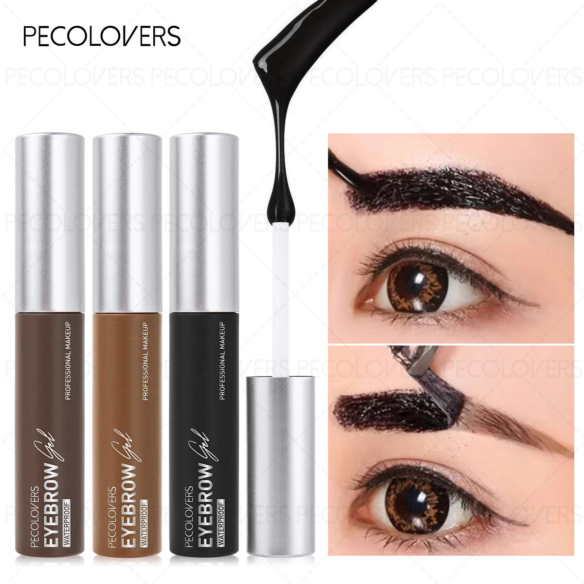 1PC Lazy Makeup Eyebrow Enhancers Liquid Gel Long Lasting Waterproof Easy To Wear Tear Peel-off Brow Tattoo Tint Eyes Brows Zpaxo