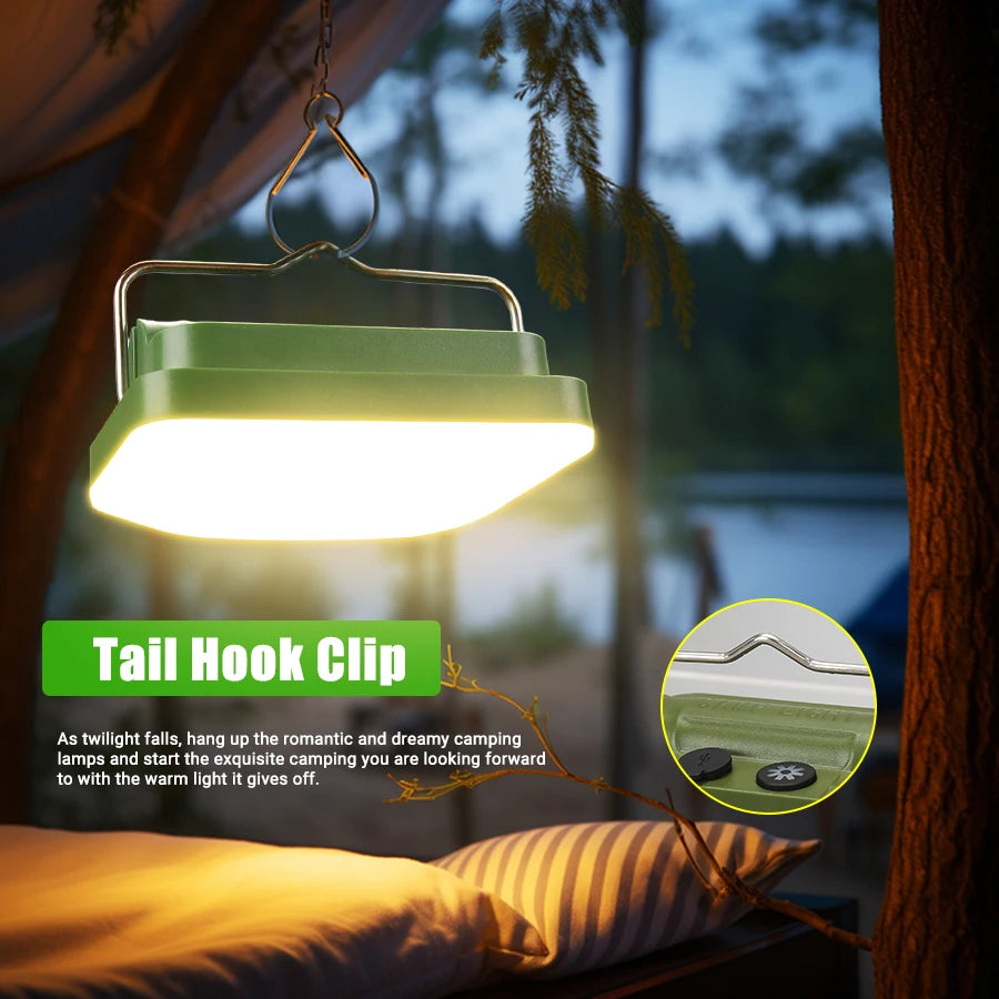 RGB LED Camping Lantern – 7-Mode Rechargeable Tent Light Camping Lantern Zpaxo