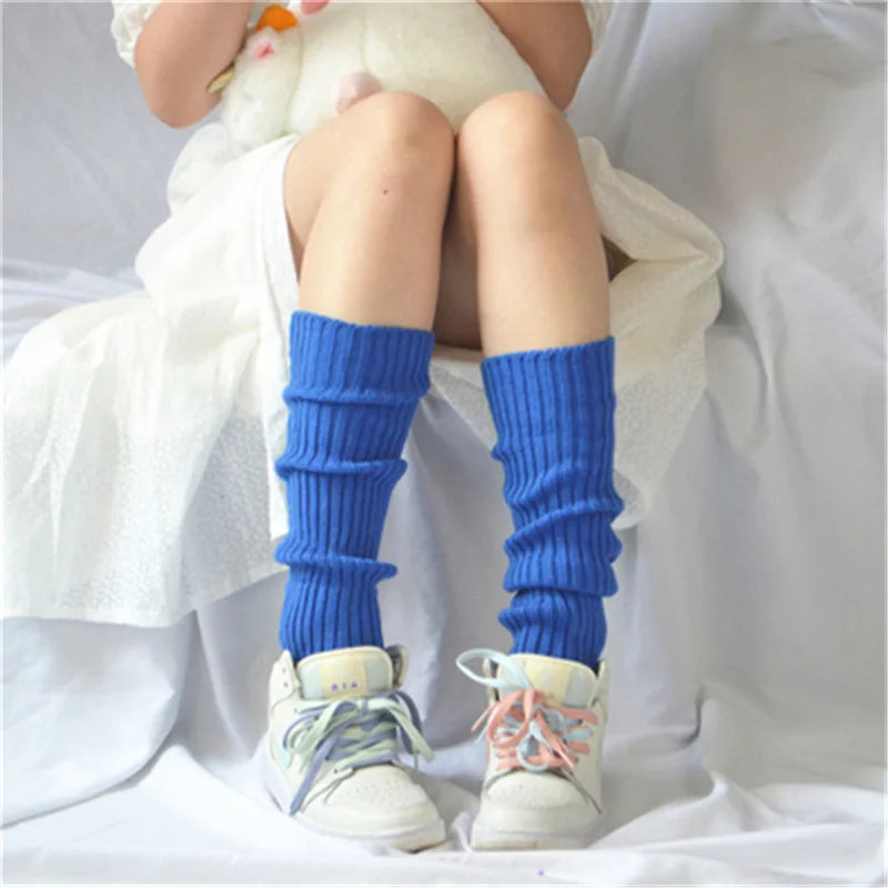 1 Pair Colorful Solid Women's Leg Warmers Fashionable Outfit 100