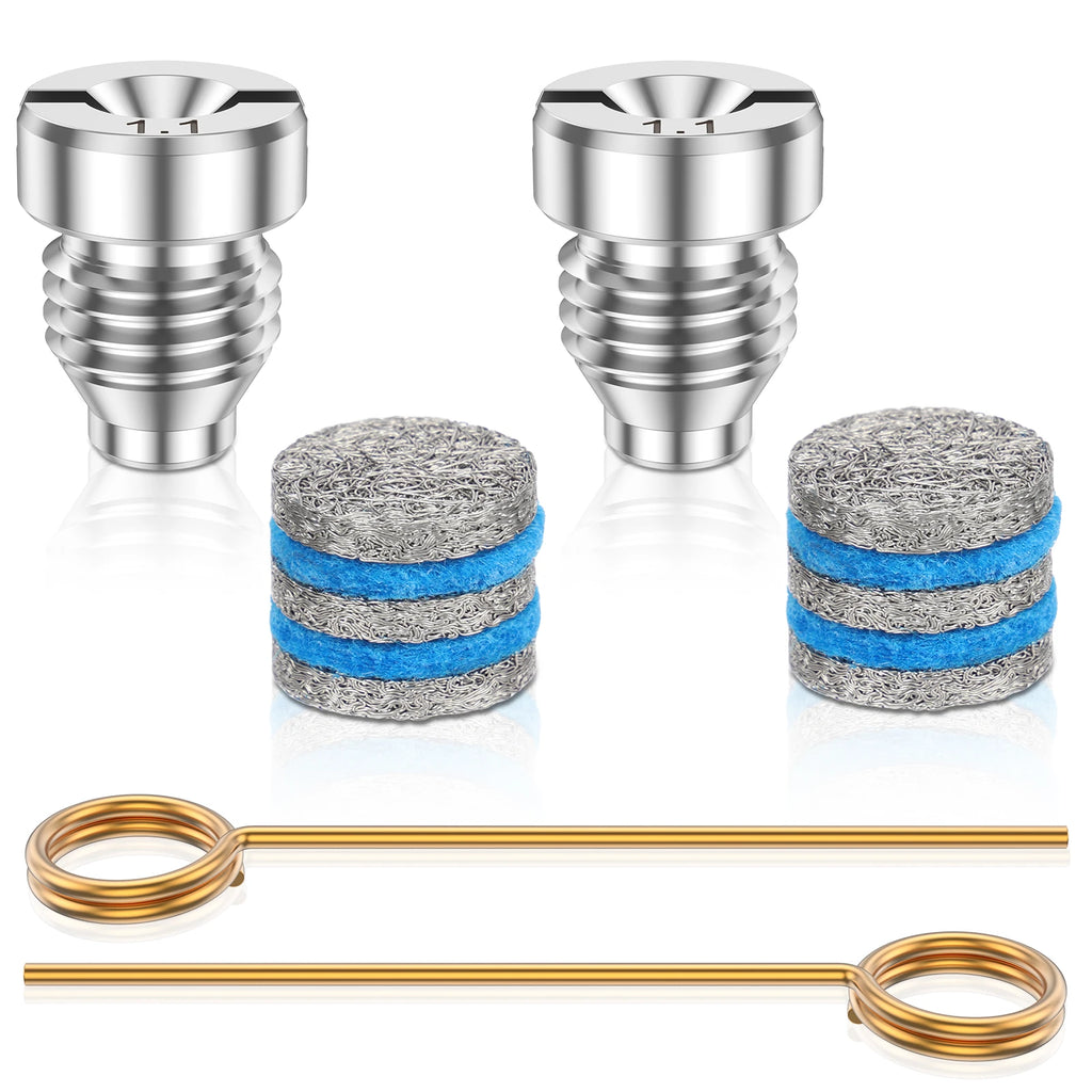1.1 mm Stainless Steel Nozzle Rust Resistant Foam Maker Replacement Heat Resisting Orifice Nozzle Tip for Most Pressure Washer Zpaxo