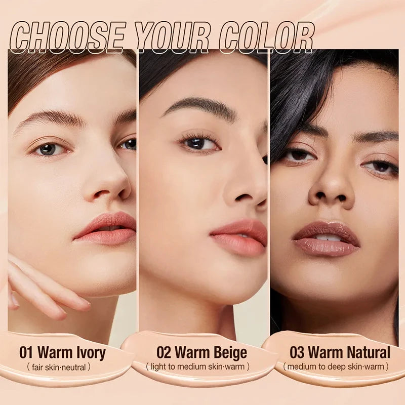 Liquid Foundation Coverage Makeup Base Natural Concealer 6 Zpaxo
