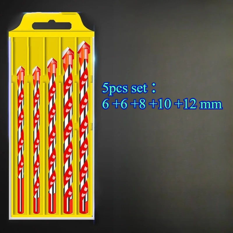 Glass Metal Tile Drill Bit 6- Multifunctional Triangle Diamond Zpaxo 5pcsO