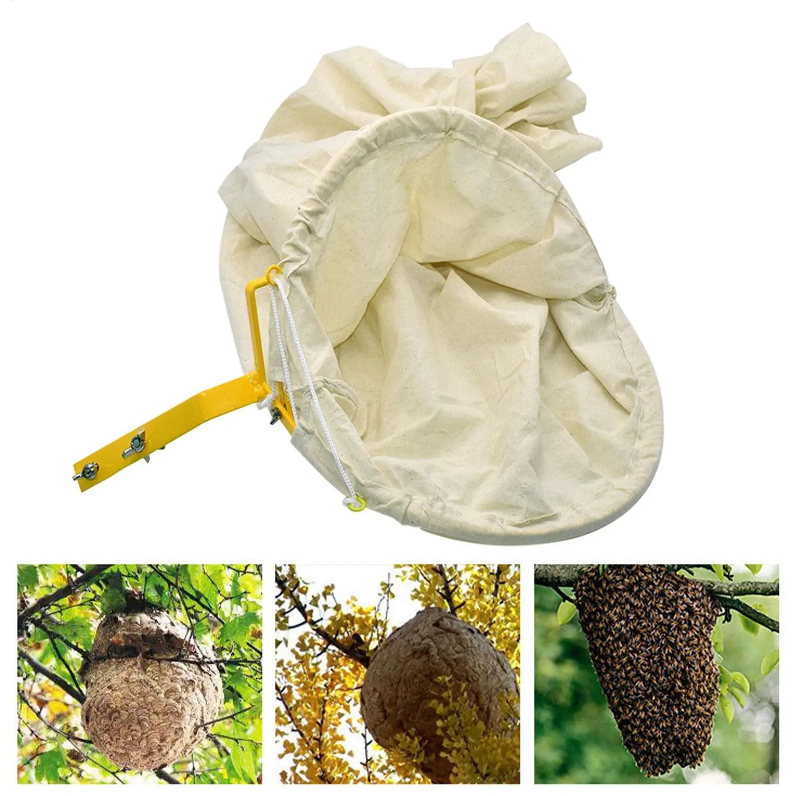 Bee Swarm Catcher Bag Telescopic Tools Beekeeping Recruit Tool