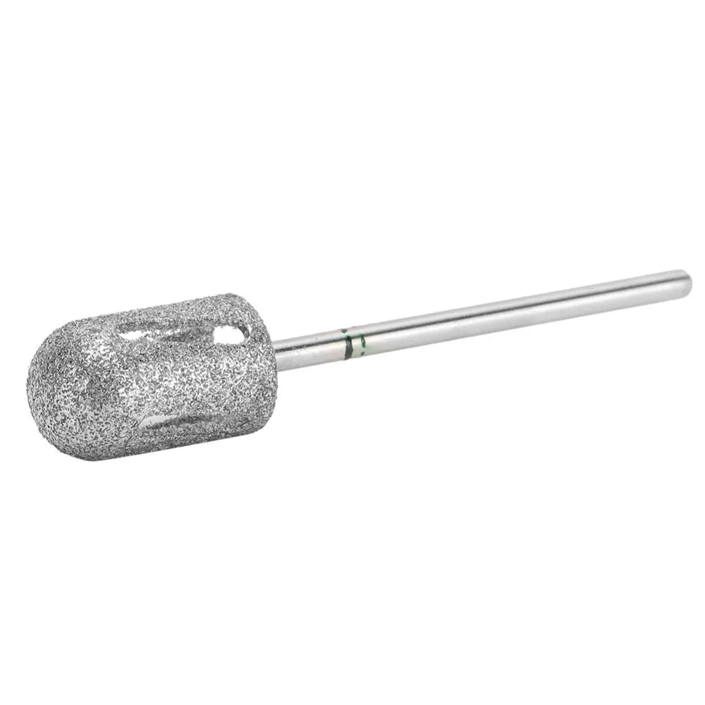 Stainless Steel Pedicure Polishing Head Diamond Carbide 3 Shank Foot Zpaxo