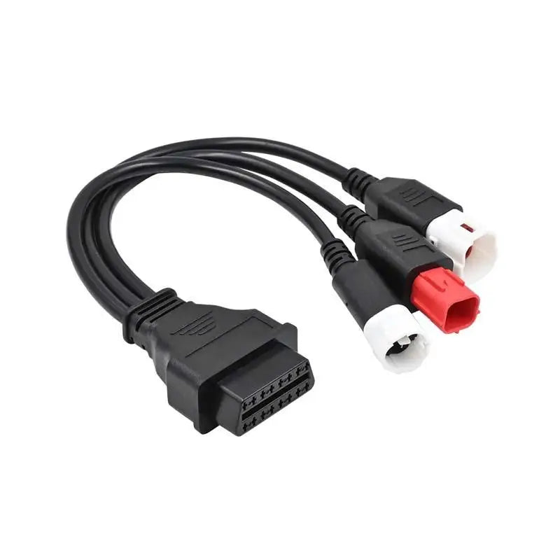 3-in-1 Motorcycle OBD2 Diagnostic Adapter Cable 3/4/6 to 16 Pin