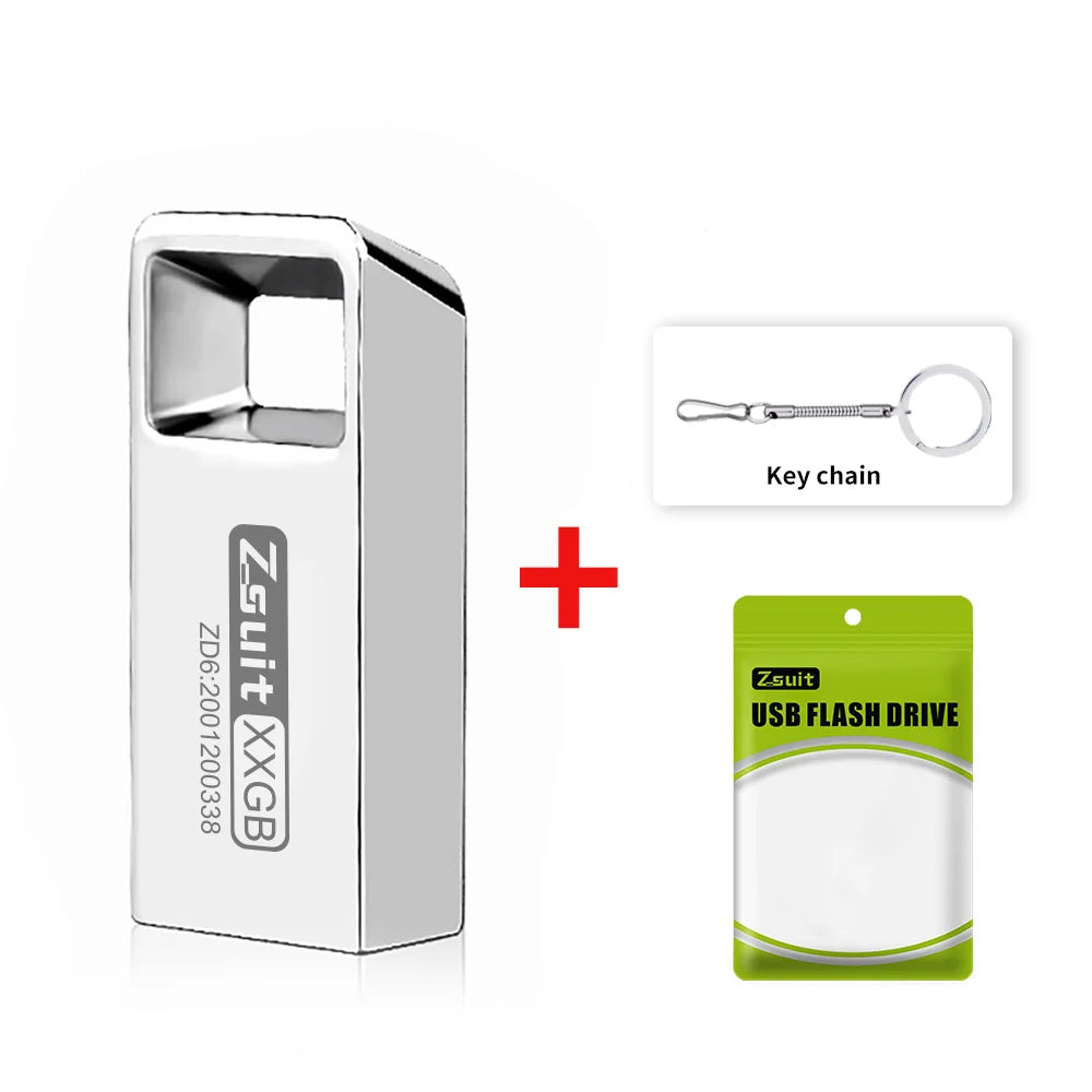 Zsuit 10Pcs/lot 128G 3.0 USB Flash Drive 64GB Pendrive 32GB Real Capacity Waterproof Flash Disk 16GB U Disk Storage Memory Stick Zpaxo 1GB Silver