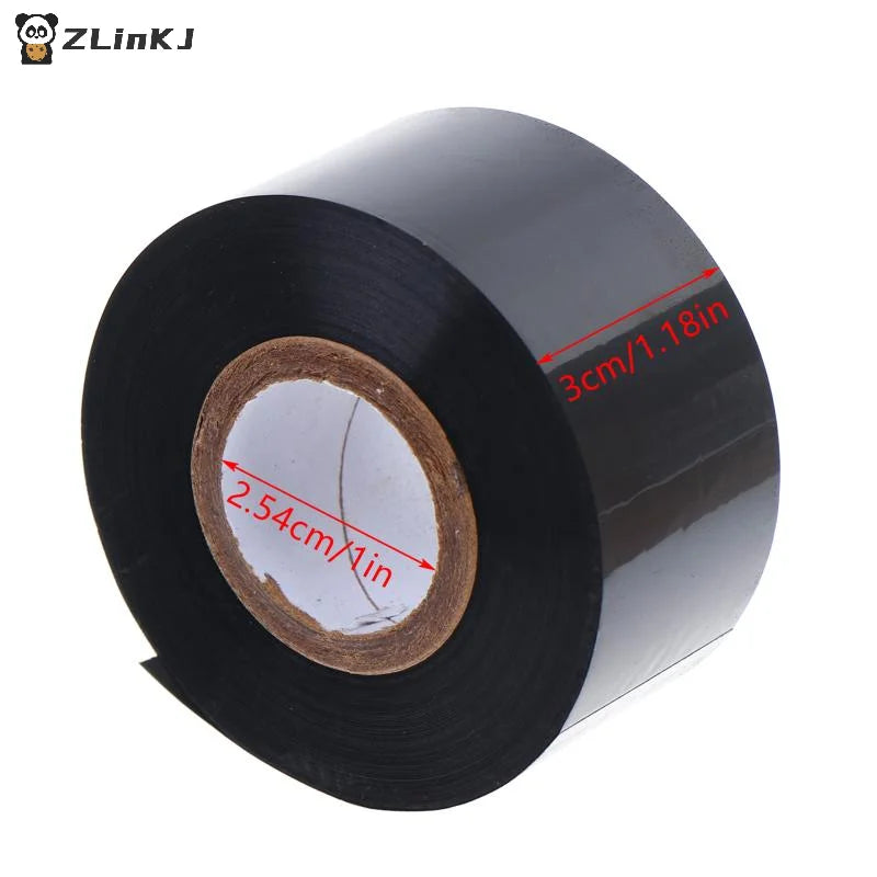 FC2 100m Black Thermal Printing Ribbon Stamping Machine Printer Ink Zpaxo