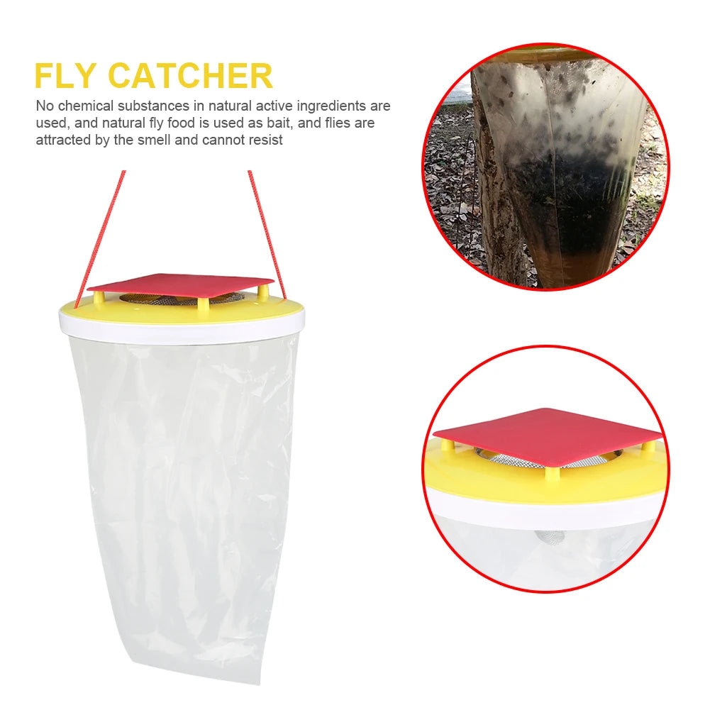 Disposable Mosquito Trap Catcher Flies Catching Bag Hanging Bait Zpaxo