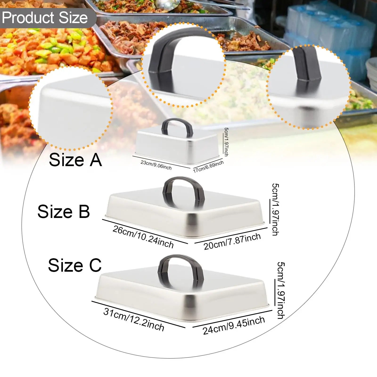 Grill Lid Grill Accessories 201 Stainless Steel Burger Cover Cooking Dome for Patties Hamburger BBQ Steaks Flat Top Griddle Zpaxo
