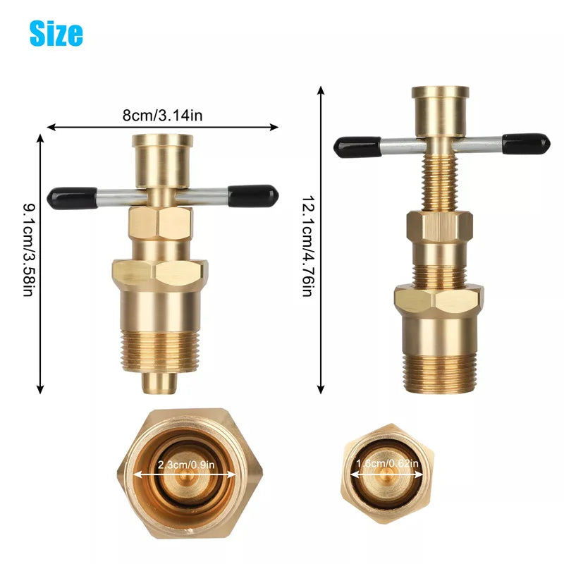 Brass Olive Remover Puller Tool – NPT 1/2" & 3/4" Pipes