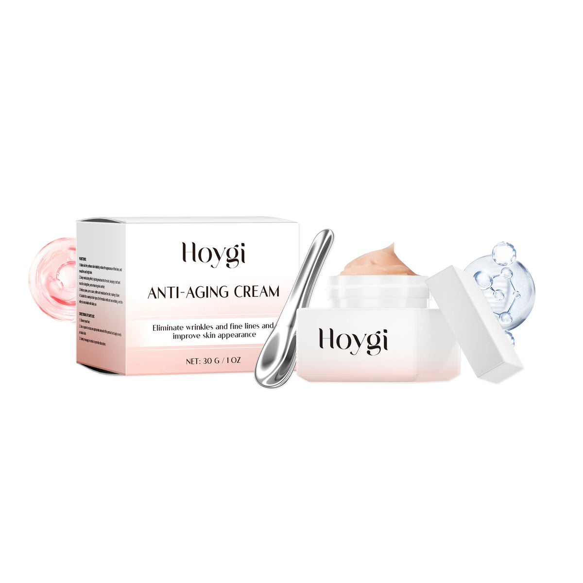 Hoygi Anti-Aging Wrinkle Cream with Skin Tightening Face Moisturizer Clinically Proven for All Skin Types Sensitive Dry Oily Zpaxo 1PC