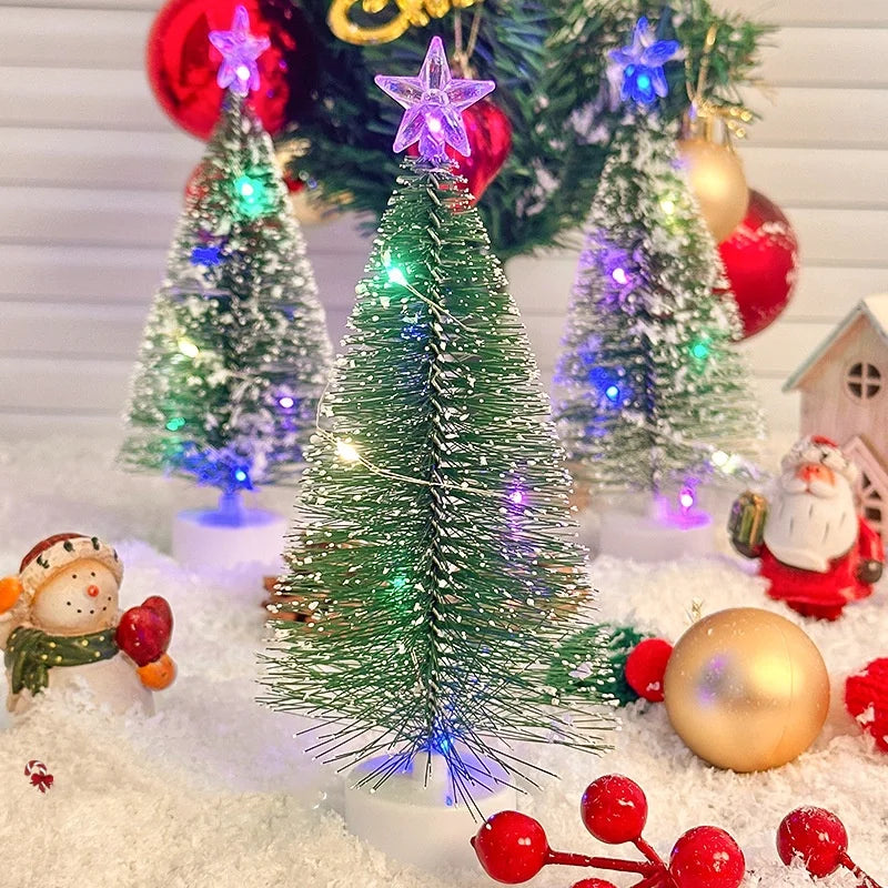 LED Multicolor Mini Christmas Tree Desk Decoration | Gift