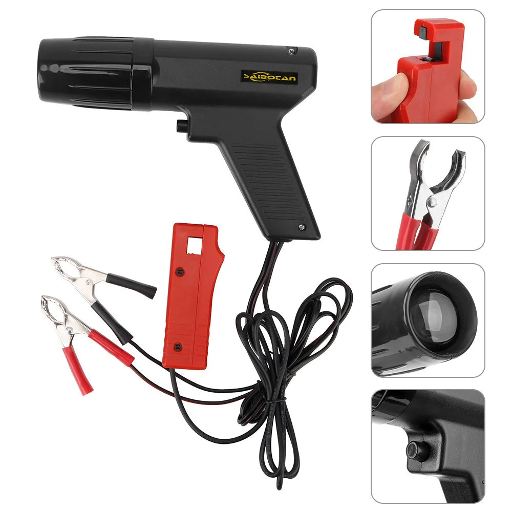 Ignition Timing Light 12V Strobe Lamp Inductive Petrol Engine