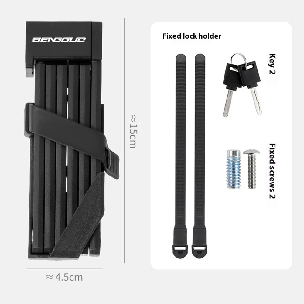 Bicycle Foldable Lock Bike Folding Waterproof MTB Road Cycling