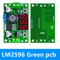‌LM2596S Adjustable Buck Converter Module – 4-40V to 1.3-35V DC-DC Step-Down Regulator with 3A/92% Efficiency | Overcurrent Zpaxo lm2596 green pcb