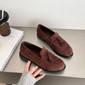 Butterfly Knot Flat Bottom Bean Shoes Women's Spring Autumn