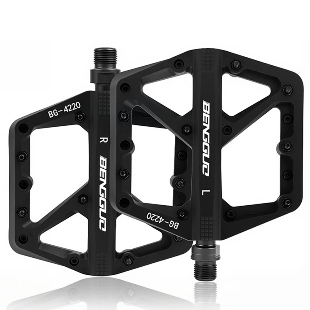 DU Bearing Bike Pedals Non-slip Bicycle Flat Wide Platform Mountain