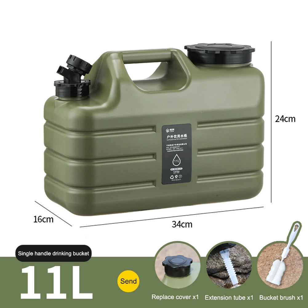 Drinking Water Canister Large Capacity Portable Camp Bag Detachable