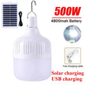 Solar & USB LED Camping Bulb – Portable Outdoor Emergency Light