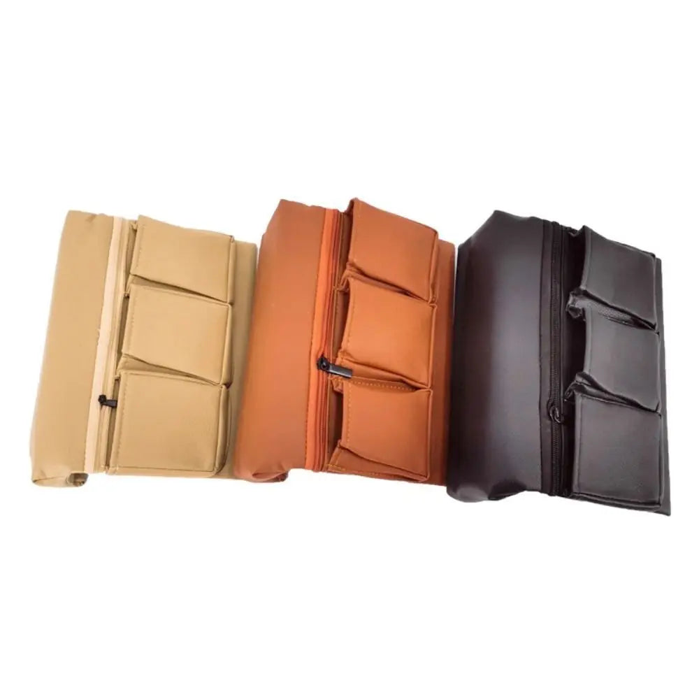 Universal Car Window Armrest Hanging Bag Waterproof Leather Seat Pad Zpaxo