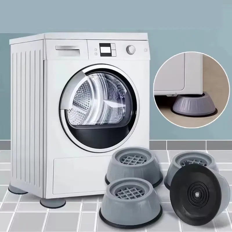 Anti-Vibration Washing Machine Foot Pads | Silicone Non-Slip Mats