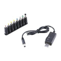 652F USB to Power Cable USB to 8PCS DC-Jack Charging Adapter Cord DC5V to 12V 9V Led Display for Router Mini Fan Speaker Zpaxo Line 8 adapters CN