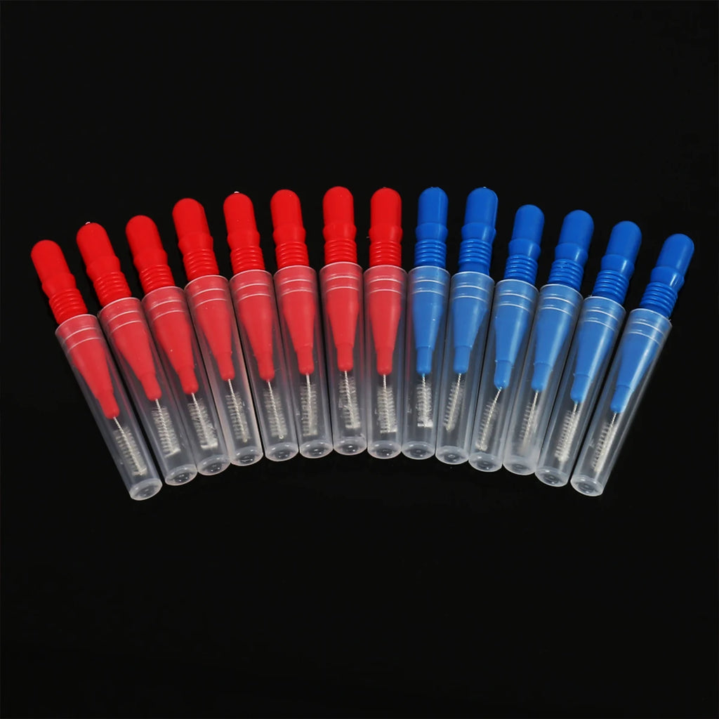 50/100Pcs Soft Dental Oral Brushes Clean Brushes Between Interdental Teeth Care Tool Floss Interdental Brushes For Oral Care Zpaxo