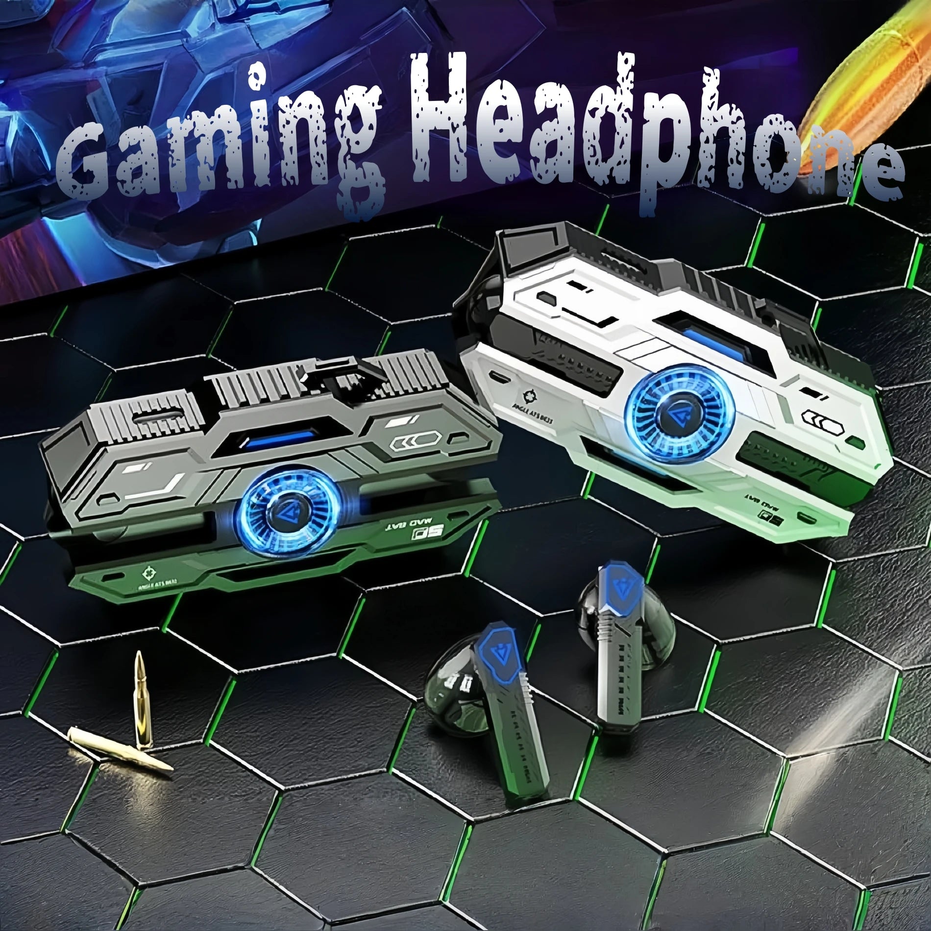 Wireless Earbuds Ultra-low Latency Gaming Bluetooth 5 49 36h
