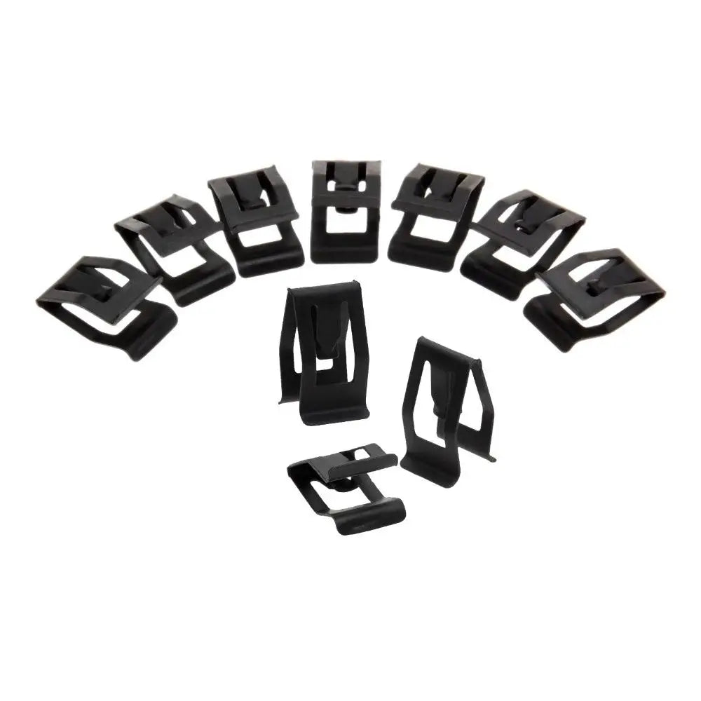 Black Rivet Interior Trim Plate Metal Clip Auto Fastener Clip Front Console Retainer Dashboard Fastener Dashboard Rivet Zpaxo 10pcs