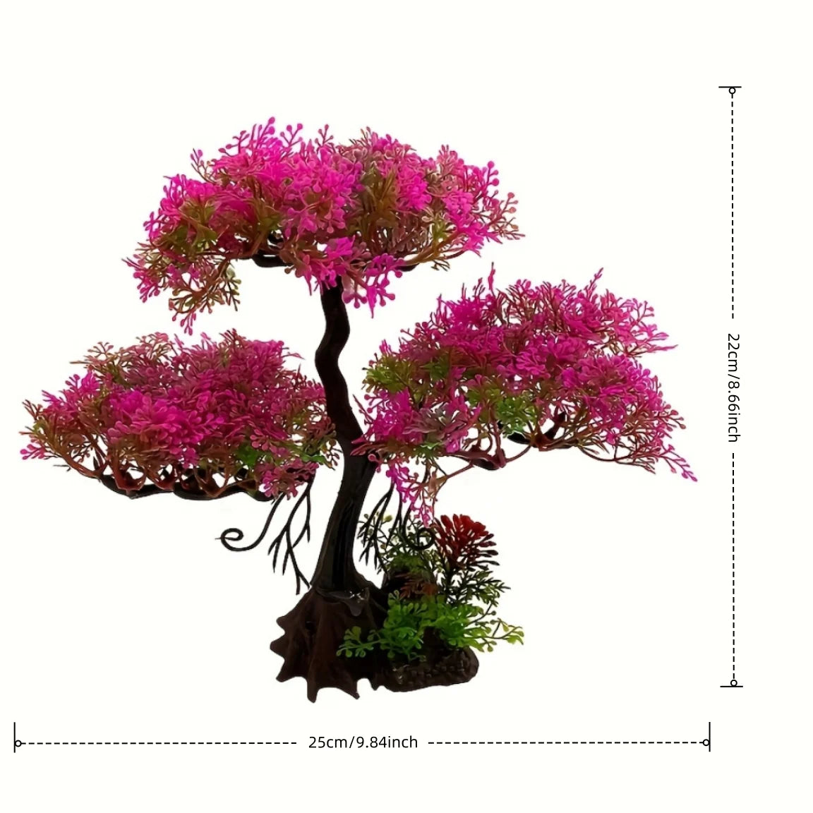 Aquarium Simulation Plants Fish Tank Landscaping Decorations Plastic