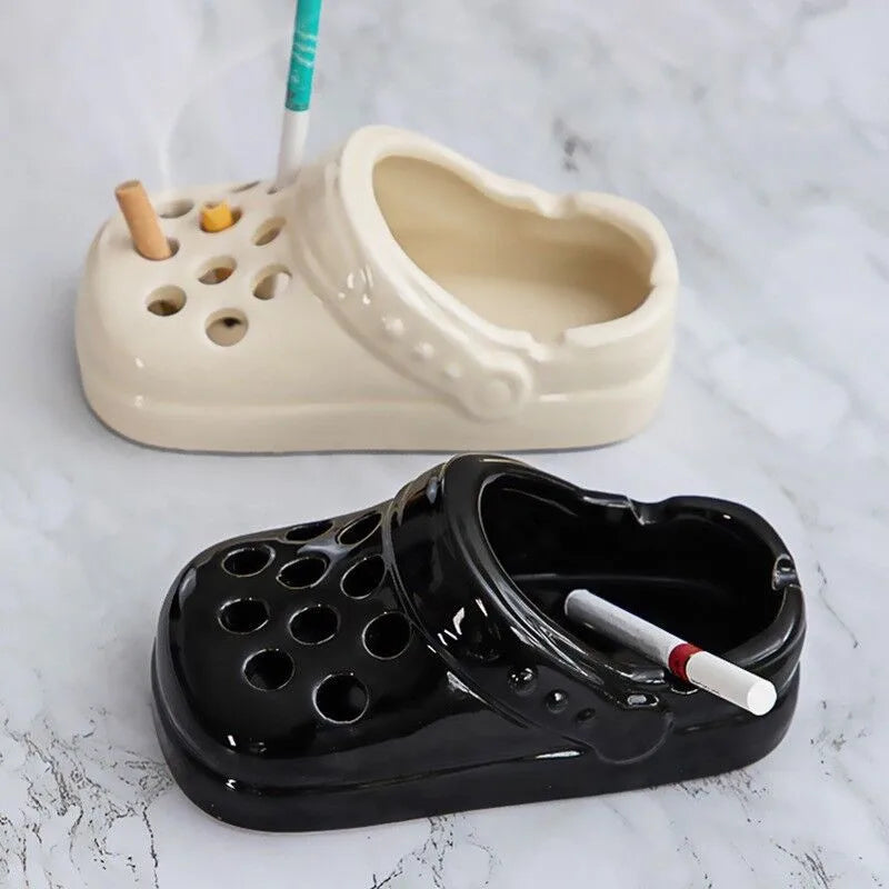 Creative Ceramic Ashtray Home Living Room Coffee Table Hotel Trendy Zpaxo