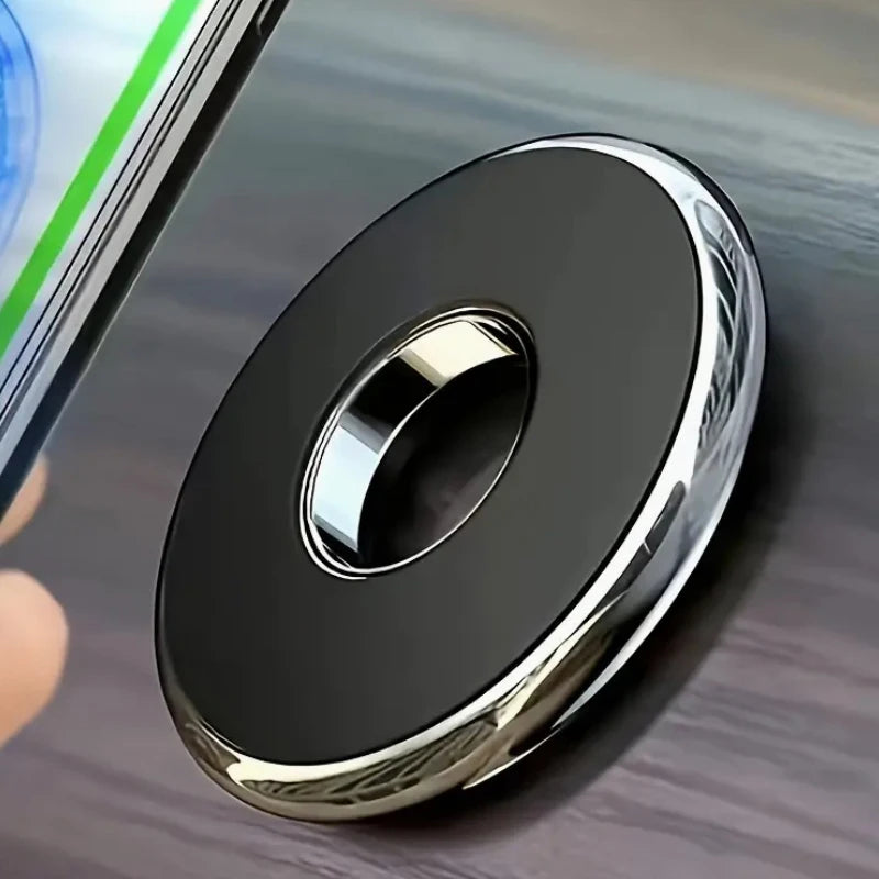 Magnetic Car Phone Holder Round Metal Strong Magnet GPS Cellphone