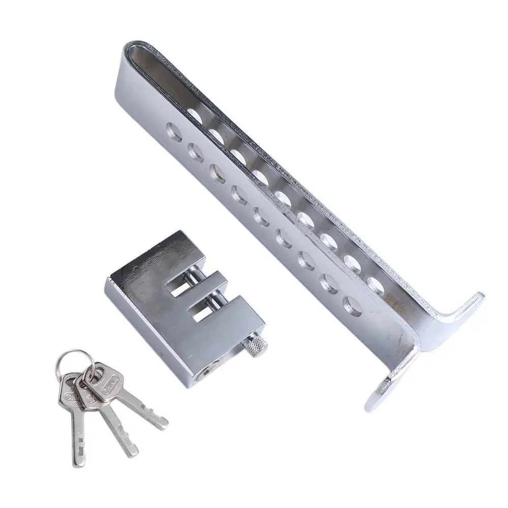 Stainless Steel Auto Car Brake Clutch Pedal Lock Security Anti-theft Zpaxo