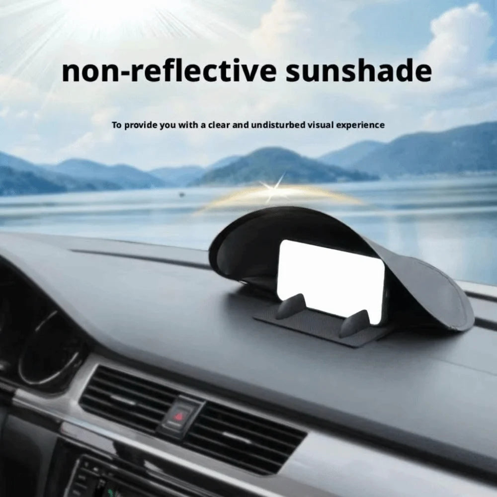 Foldable Phone Sunshade Visor Anti-glare UV Protection Car Navigation Zpaxo