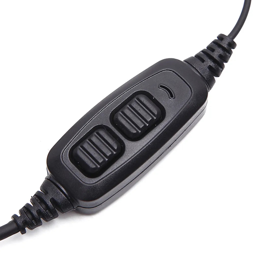 Dual PTT Headset Earphone Microphone Baofeng BF-UV5R UV82 UV82L UV-89