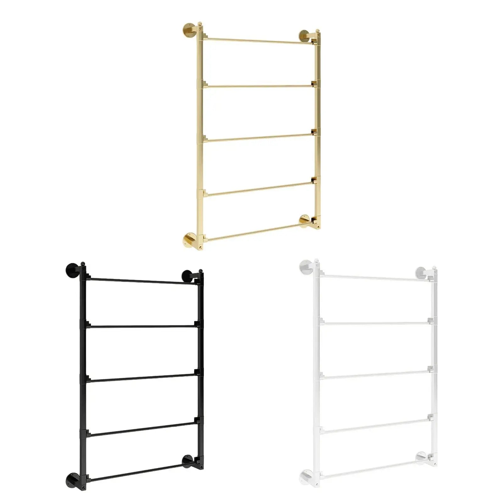 Ribbon Organizer Wall Mount Display Rack Metal Necktie Holder Scarf Rack for Craft Room Wrapping Paper Vinyl Rolls Retail Stores Zpaxo