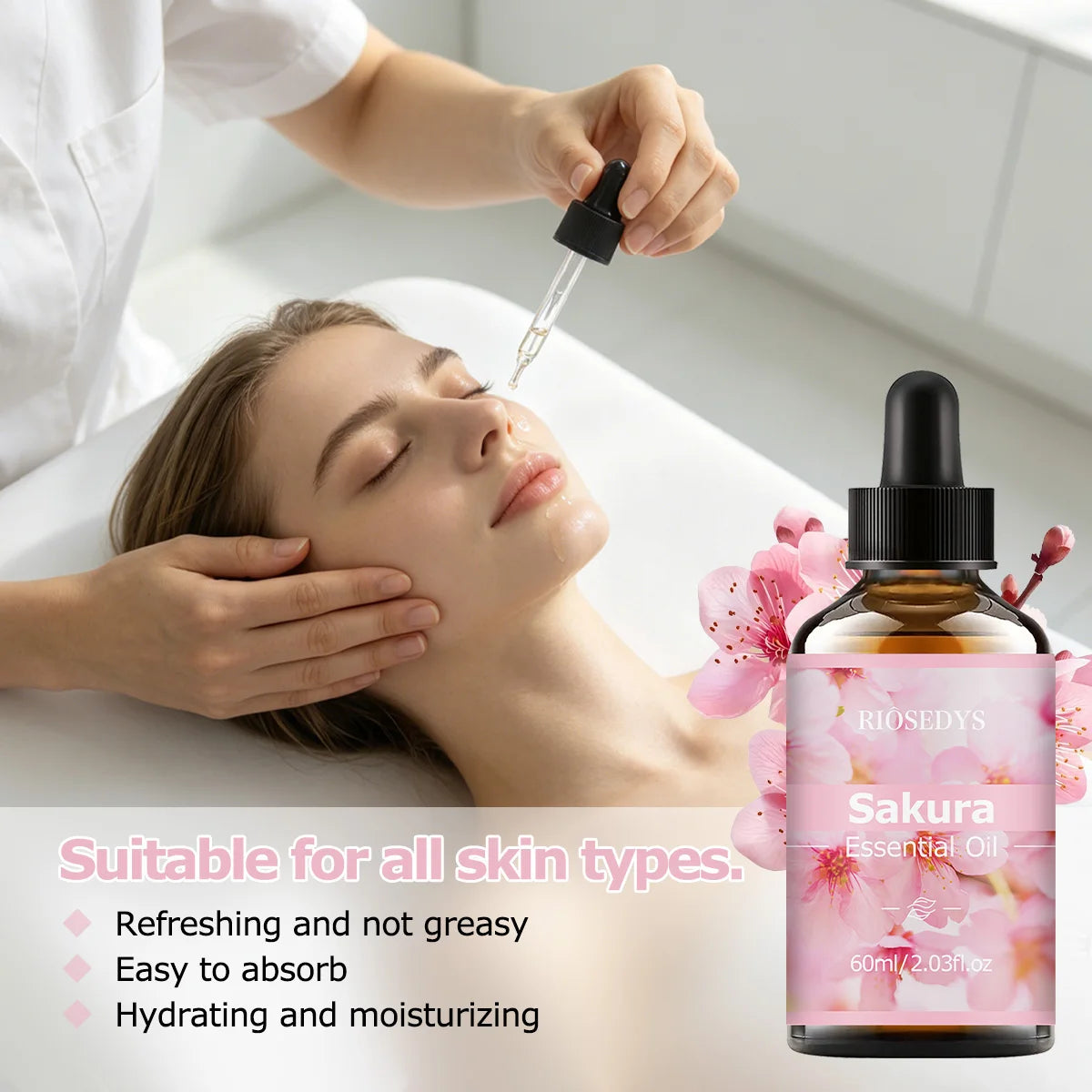 SAKURA ESSENTIAL OIL Has Deep Nourishing Moisturizing Effects Making Zpaxo