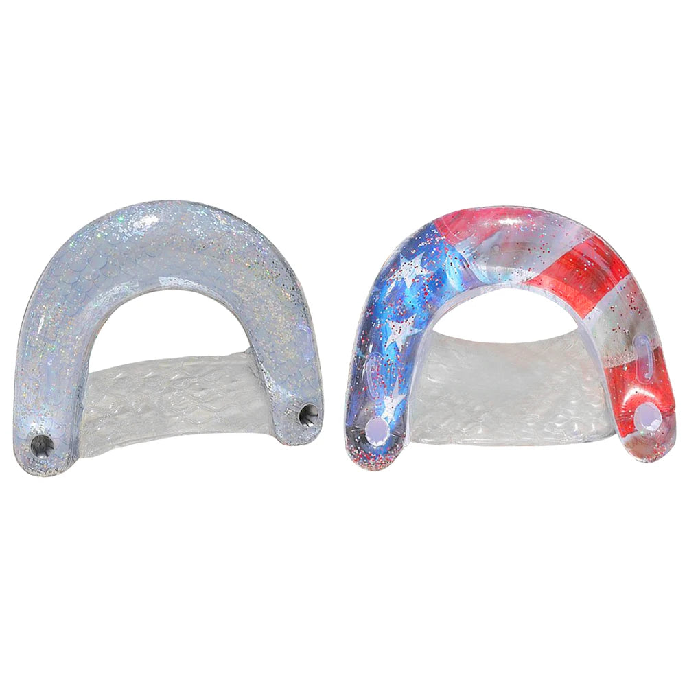 PVC Inflatable Hammock Bed Comfortable Sequin Water Recliner Mats