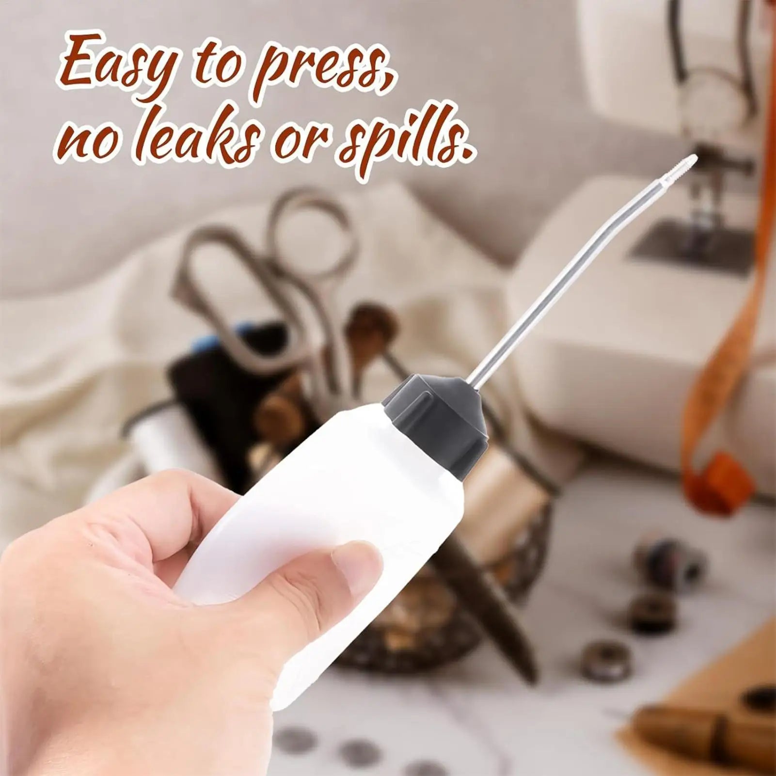 Precision Oiler 2 Sewing Machine Grease Bottle Long Spout Applicator