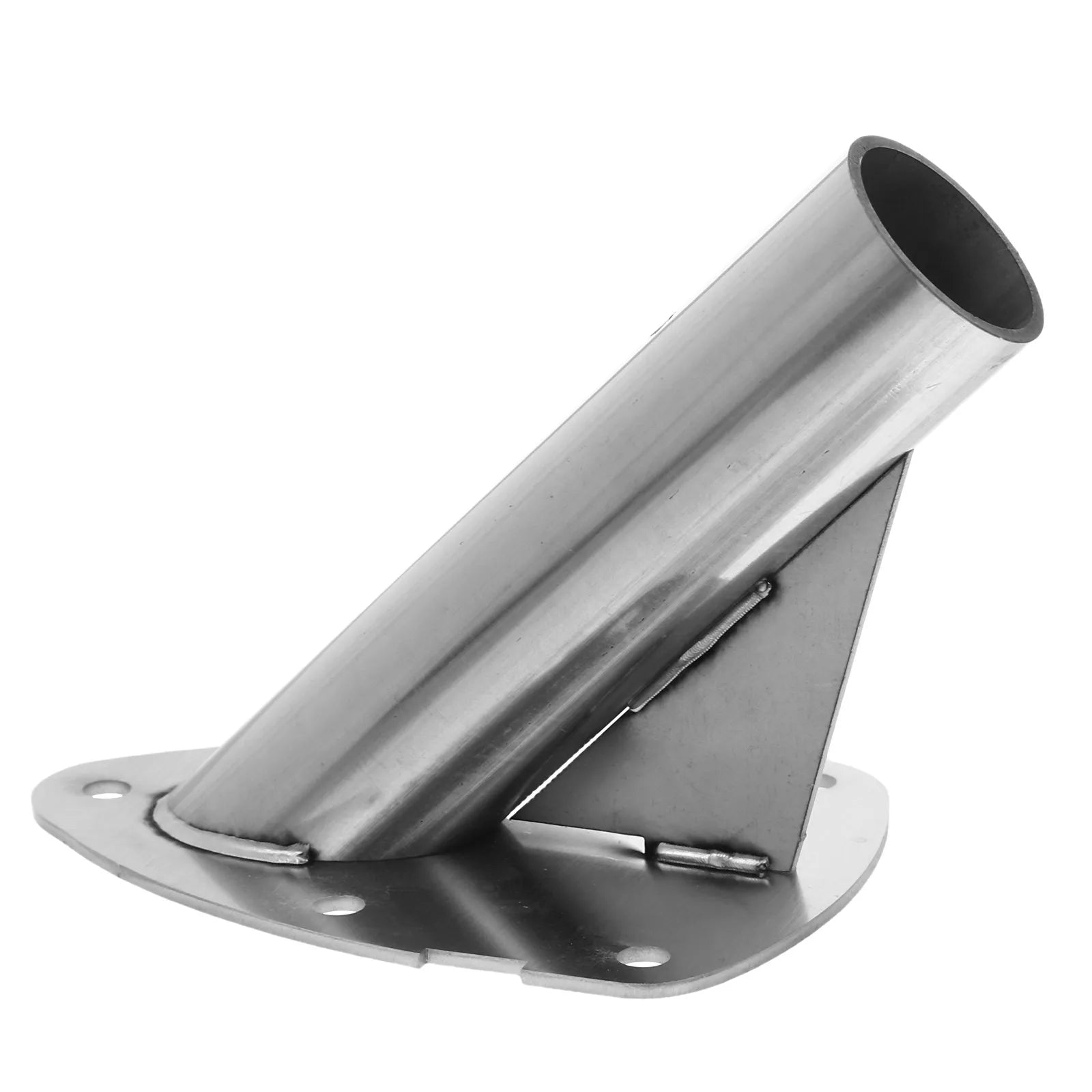 Heavy Duty Flagpole Holder Reinforced Stainless Steel Base Wall